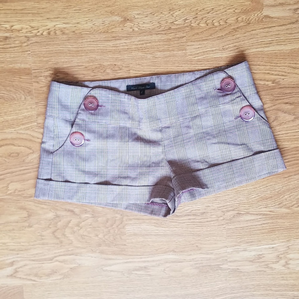 🇺🇸 Red Checked Sailor Side-Button Mini Short